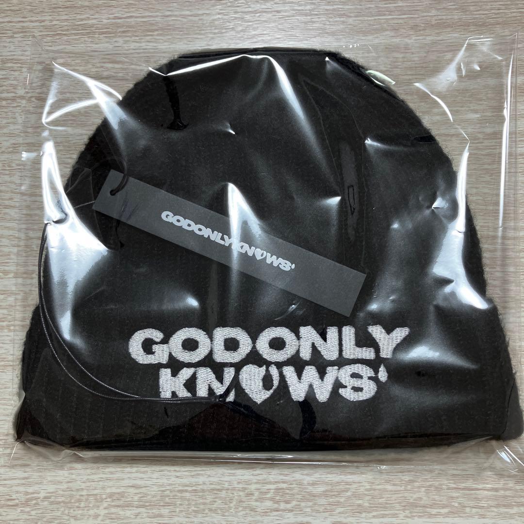 GOD ONLY KNOWS 岩田剛典　ニット帽　黒　ビーニー　ブラック GOD ONLY KNOWS ☆ ニット帽 岩田剛典 【新品 未開封】ブラック - メルカリ