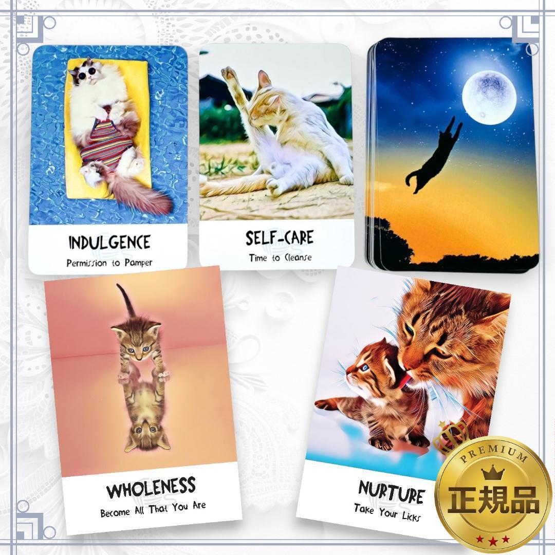 【正規品オラクルカード】新装版✨キュート＆癒し✨可愛い猫たちの知恵のカード Amazon.co.jp: 超カワイイ タロット 日本語解説書付き ねこ 猫