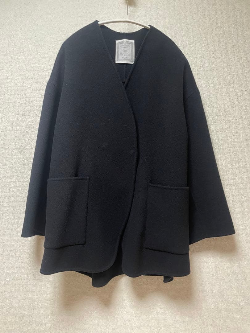 BEARDSLEYビアズリー　リバーショートコート　ブラック BEARDSLEY ビアズリー ショートリバーコート ブラック - メルカリ