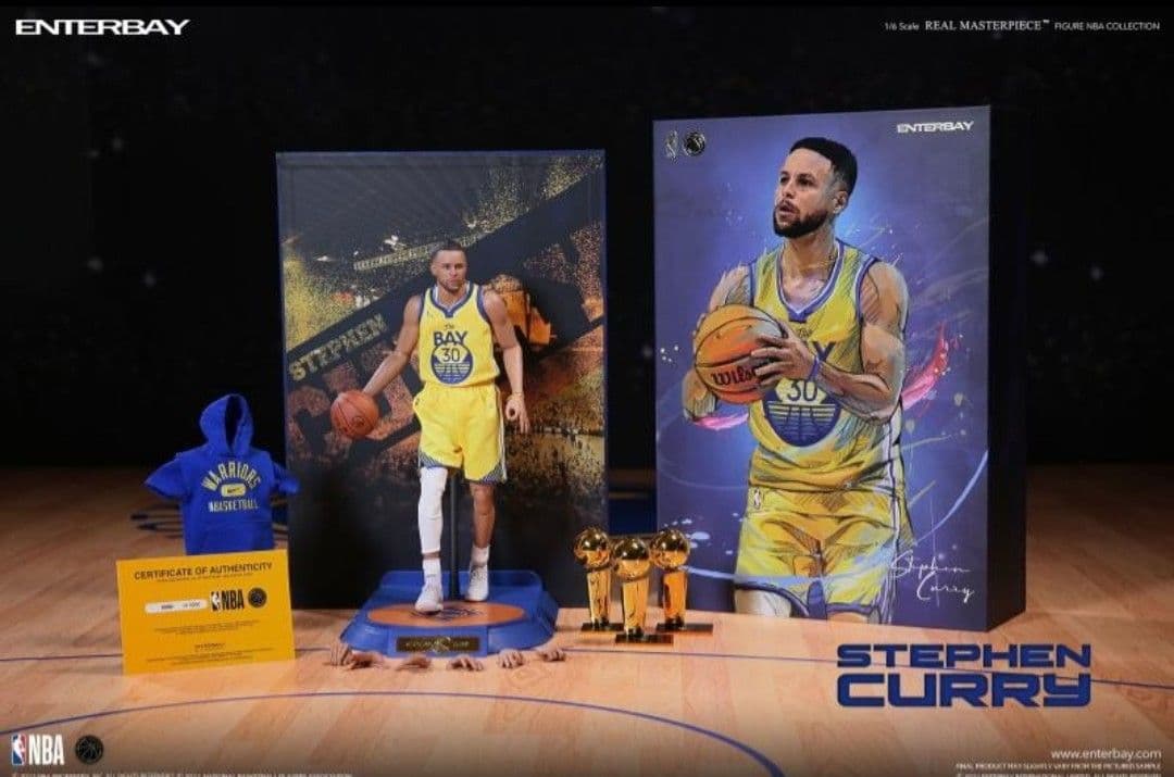新品 1/6 エンターベイ ステフィン・カリー アクションフィギュア NBA