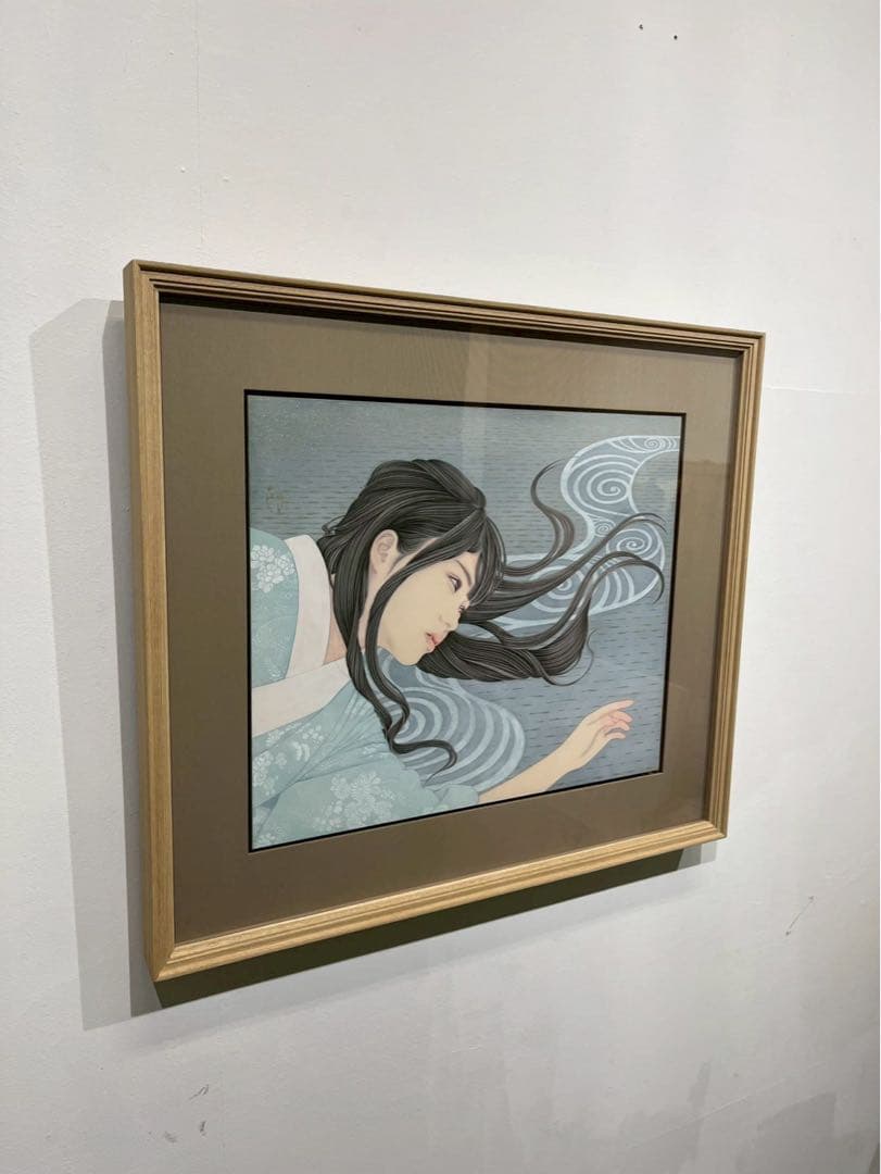 宮﨑優「生流」日本画 共シール付き 額装 - メルカリ