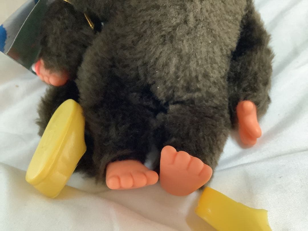 昭和レトロ 超美品 ふた子のモンチッチ 当時物 1974 セキグチ ブルー