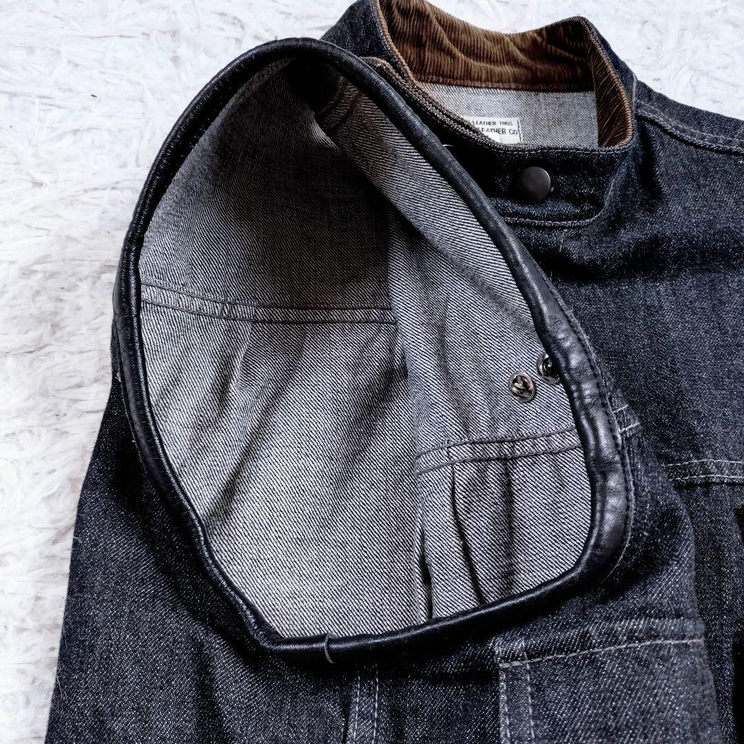 レア高】WEST RIDE LEATHER CO バイカーベスト デニム 黒 - メルカリ