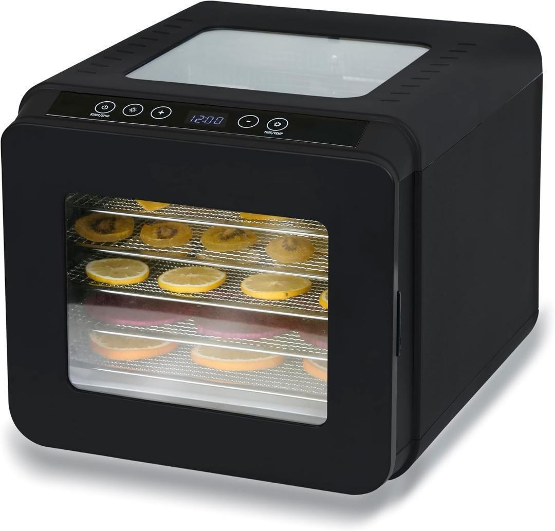 フードドライヤー 食品乾燥機 400W 360°熱風循環加熱 両面ガラス 6段 Amazon.co.jp: フードドライヤー 食品乾燥機 400W 360°熱風循環加熱