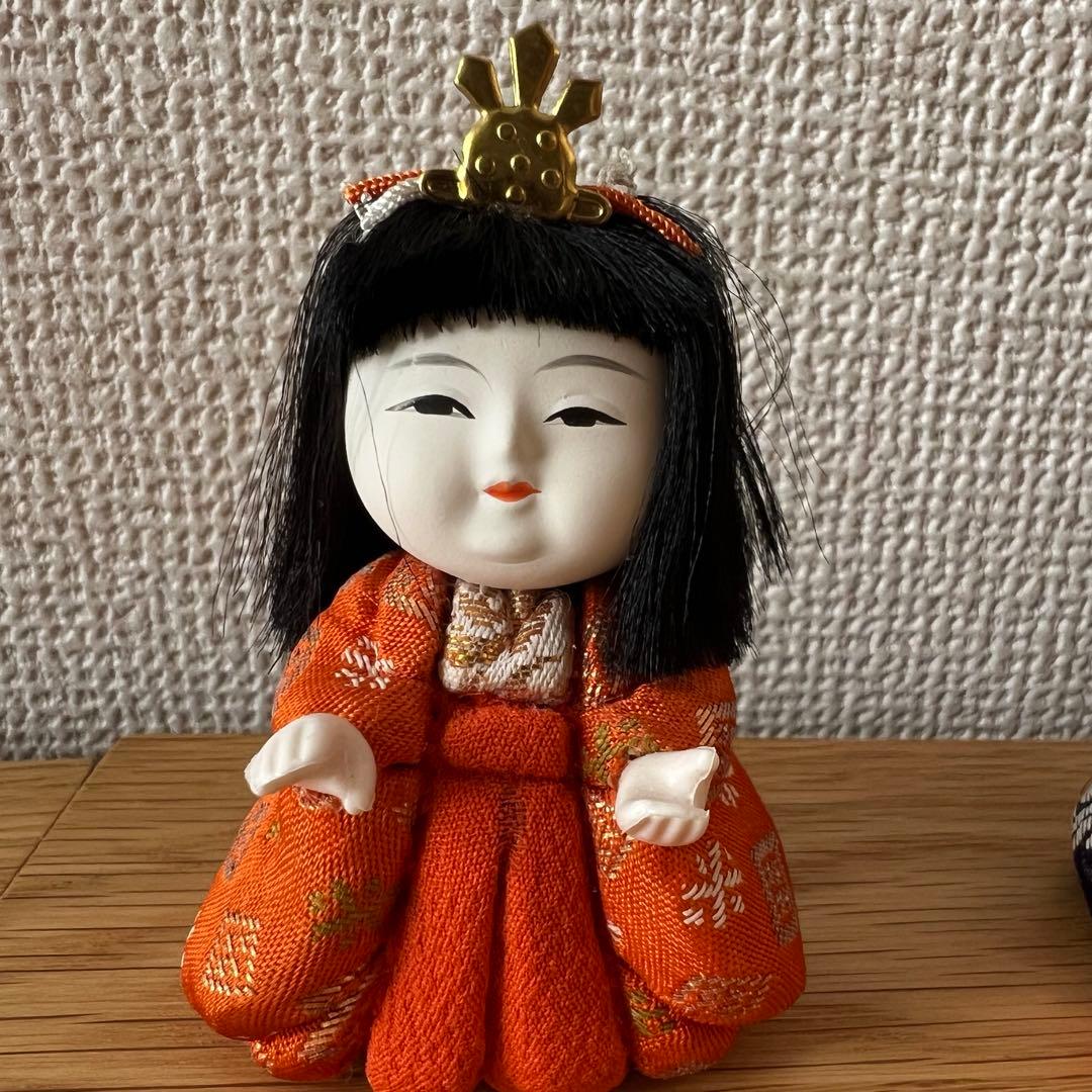 きめこみ雛 木目込み ひな人形 15人揃 小ぶり コンパクト 東京 吉徳