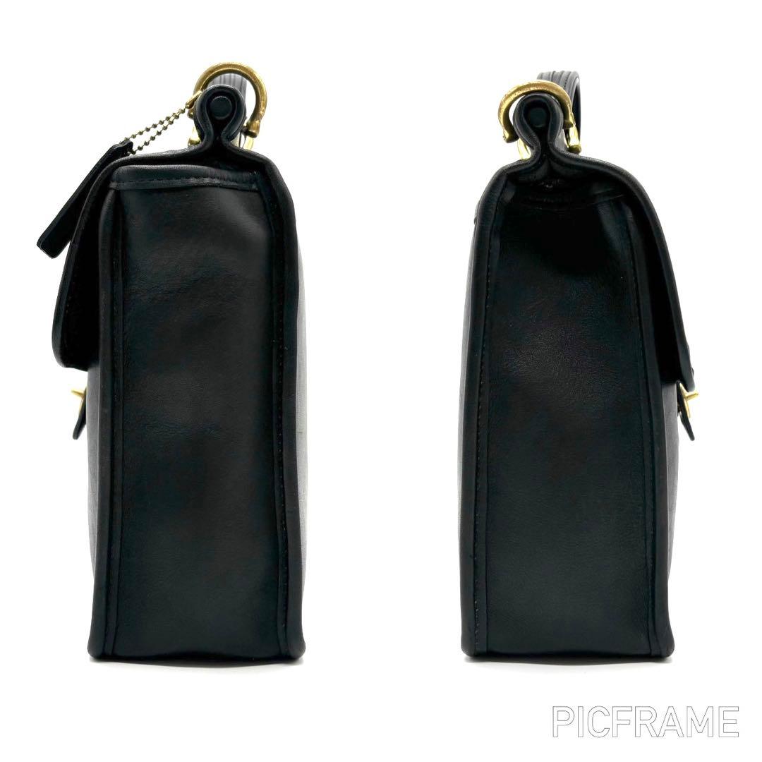 オールドコーチ 極美品 ショルダーバッグ 2way ウィリス ブラック