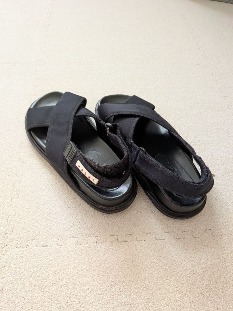 ブラック レザー製 フスベット | Marni マルニ MARNI 36 23 フスベット