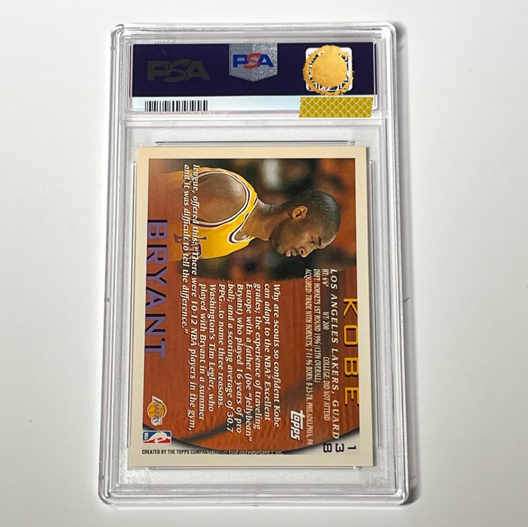 96 PSA鑑定済 コービー ルーキーKOBE BRYANT RC TOPPS - メルカリ