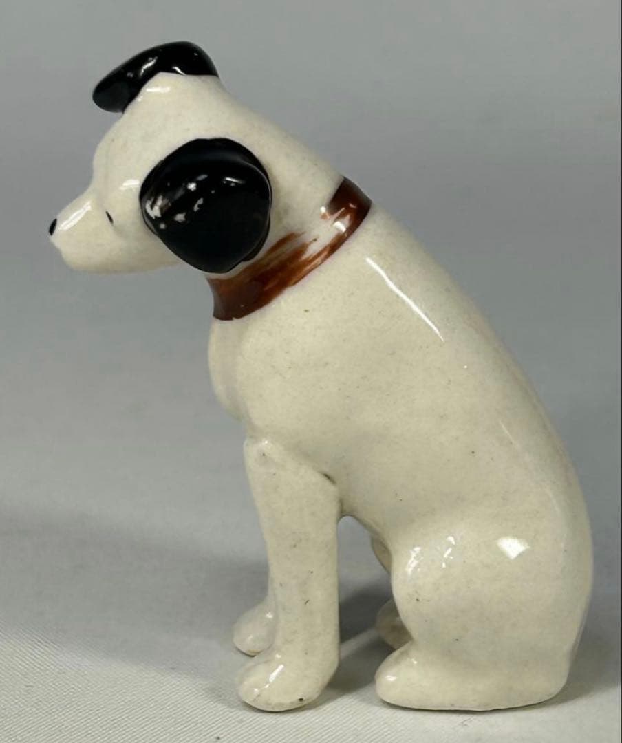 希少レトロ】☆昭和レトロ ビクター ニッパー 犬5匹 ミニ陶器 置物