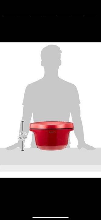 シャープ自動調理 鍋 ヘルシオ ホットクック 2.4L 大容量 無水鍋 レッド