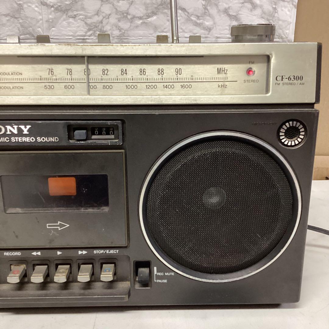 SONY ダイナミック ステレオ サウンド 昭和レトロ CF-6300 R98 - メルカリ