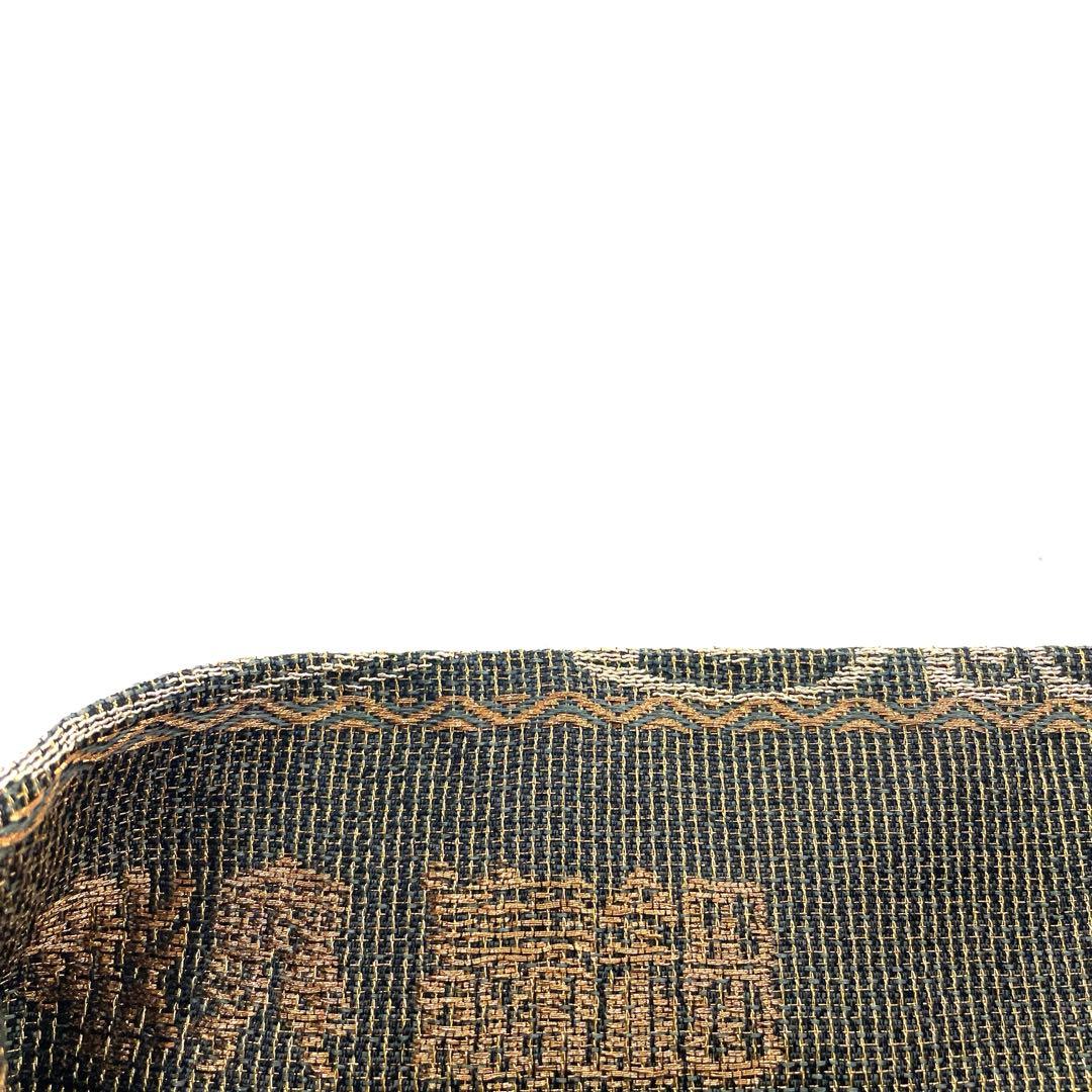 帯5114 ○誉田屋源兵衛謹製 高級 正絹 螺鈿細工 六通 袋帯