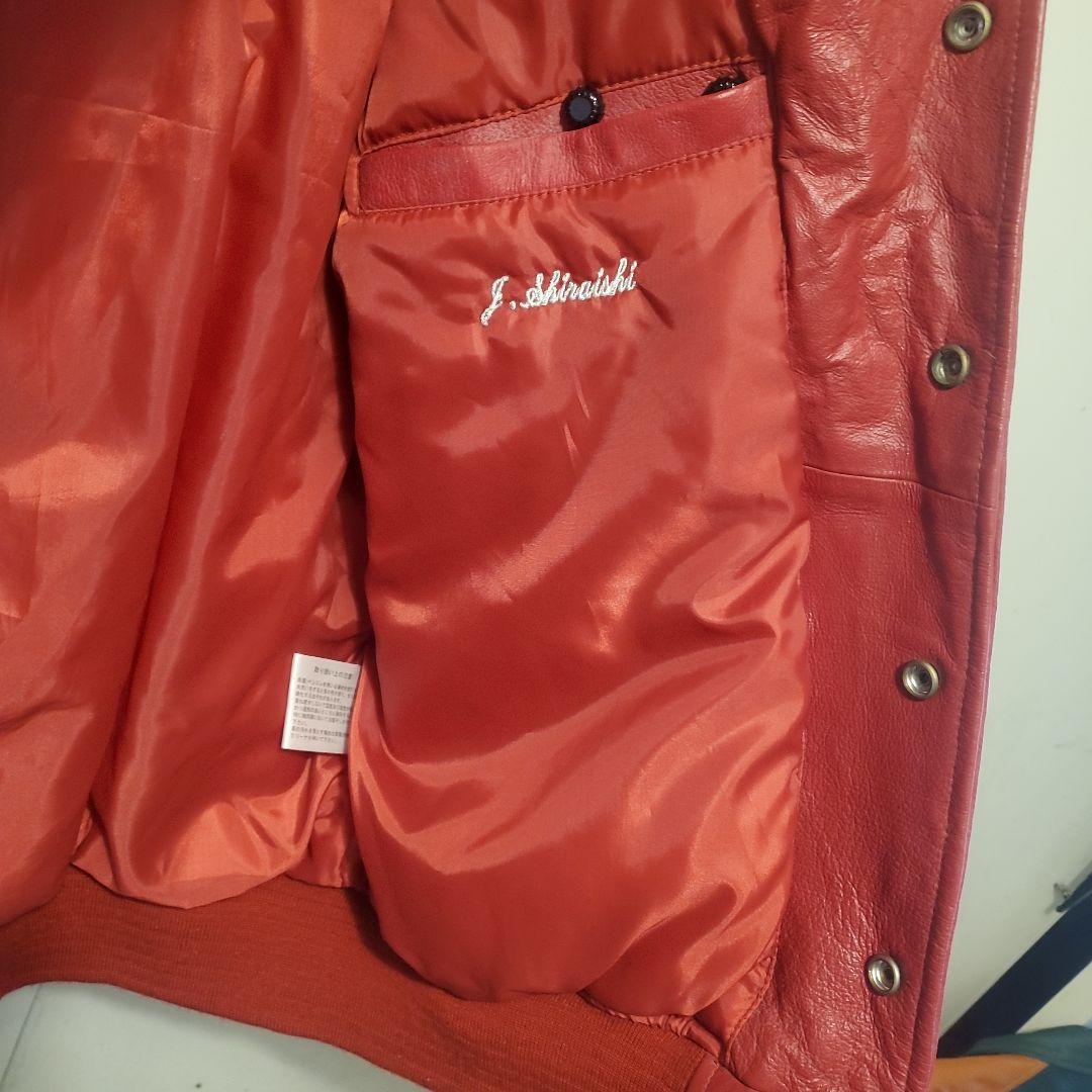 もへじ様専用 当時物 ヴィンテージ SUNTORY BOSS 豚革 スタジャン