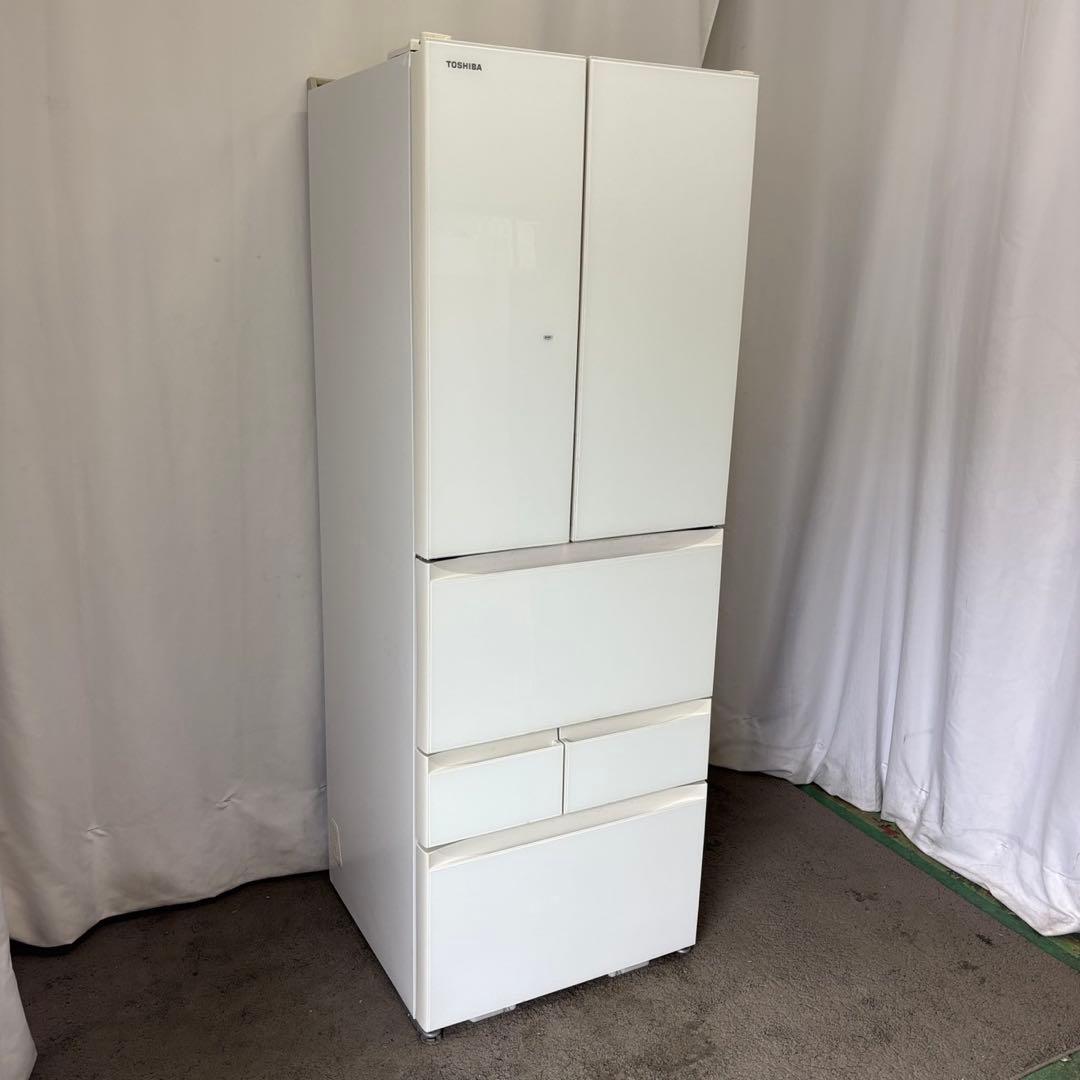 144❤️ 冷蔵庫 東芝 400ℓ〜500ℓ 大型 綺麗 フレンチドア 設置無料