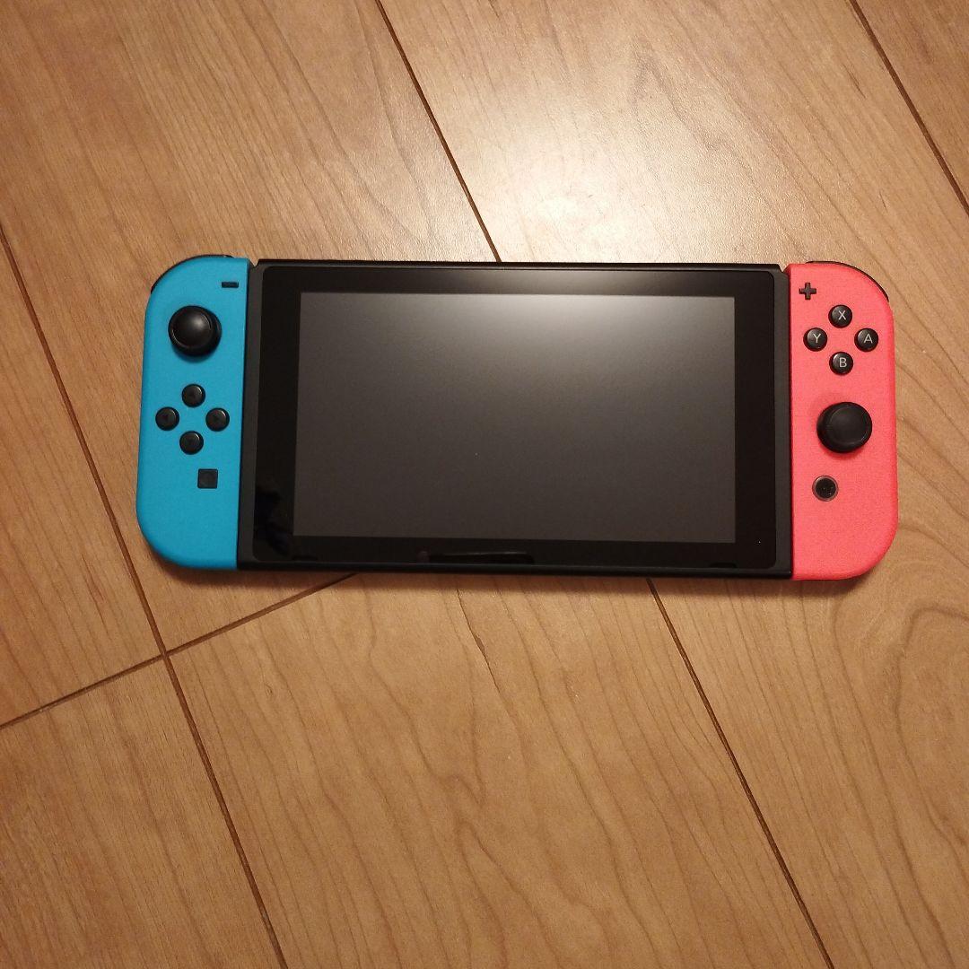 【画面極美】Nintendo Switch 青/赤 ジョイコン付き Amazon.com: Nintendo Switch with Neon Blue and Neon Red Joy-Con