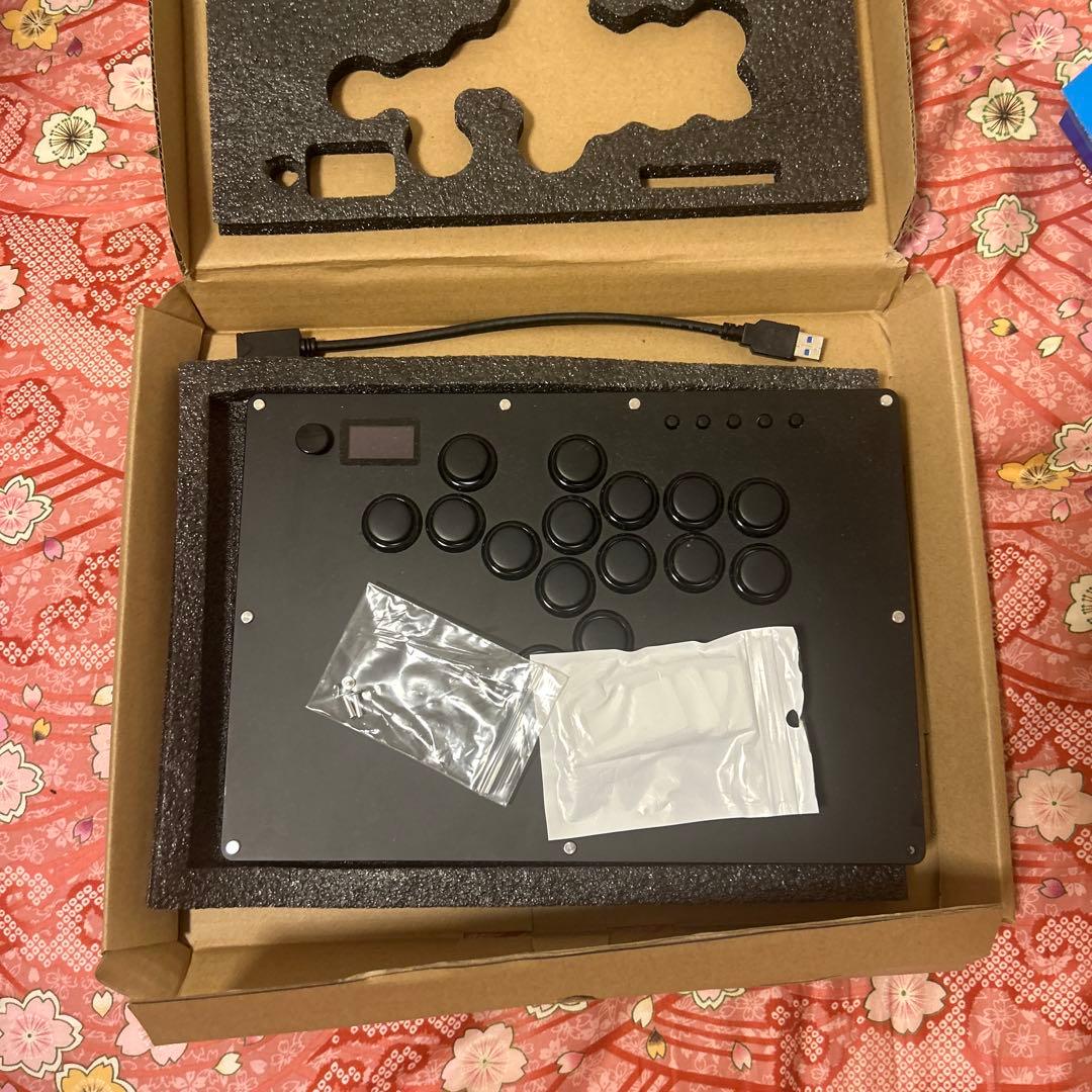 Guilkeys GK 16 Black アケコン Amazon.com: GuileKeys Leverless Controller Arcade Stick GK-16, All