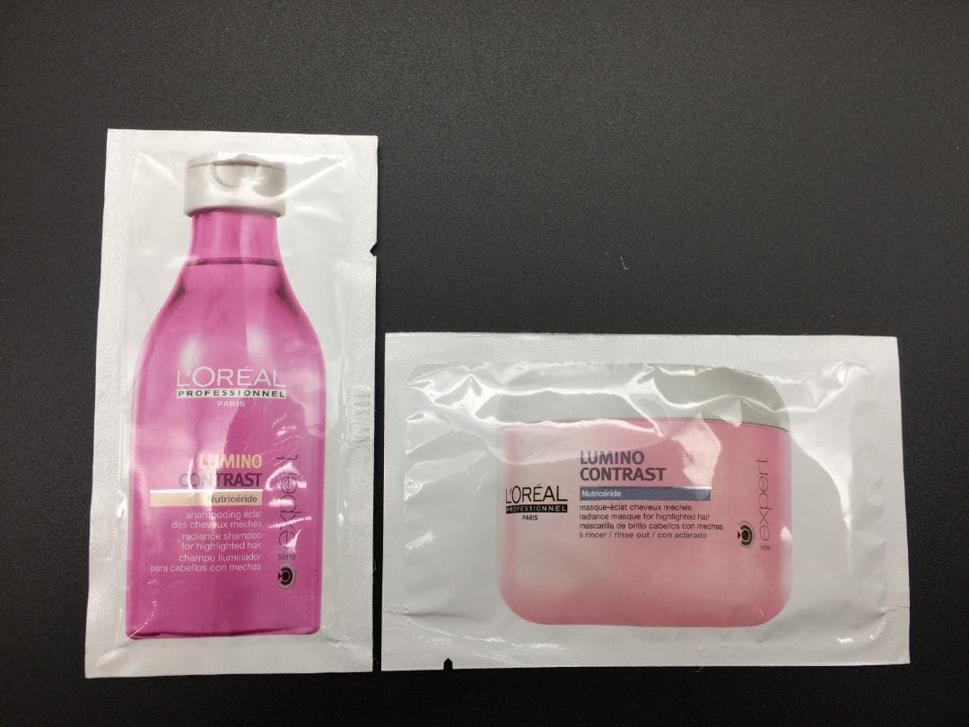 ロレアル】ルミノコントラスト シャンプー10ml×60・マスク15g×60