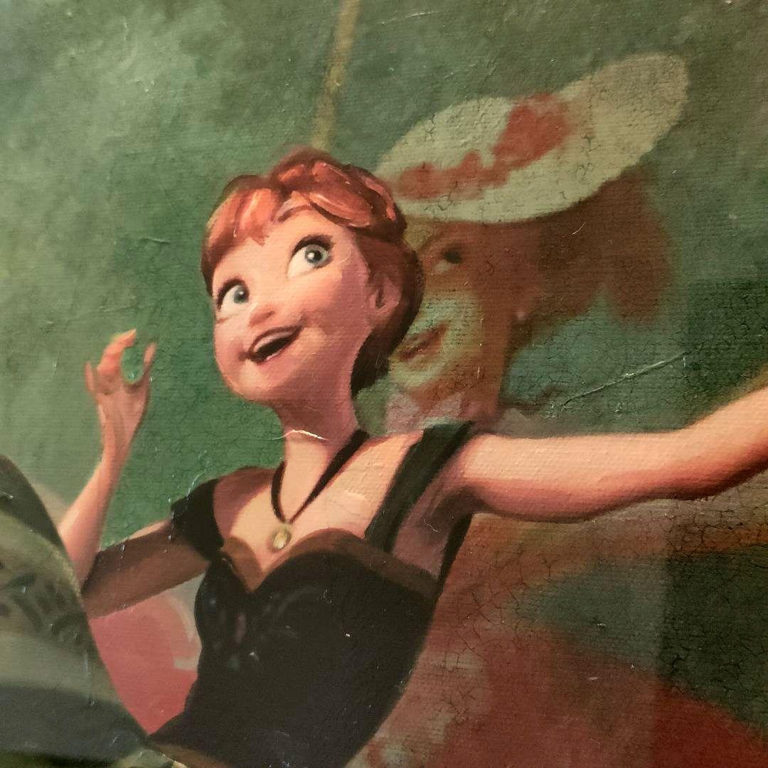 限定品】アナと雪の女王 サイン入りアート Art Imitates Art - メルカリ