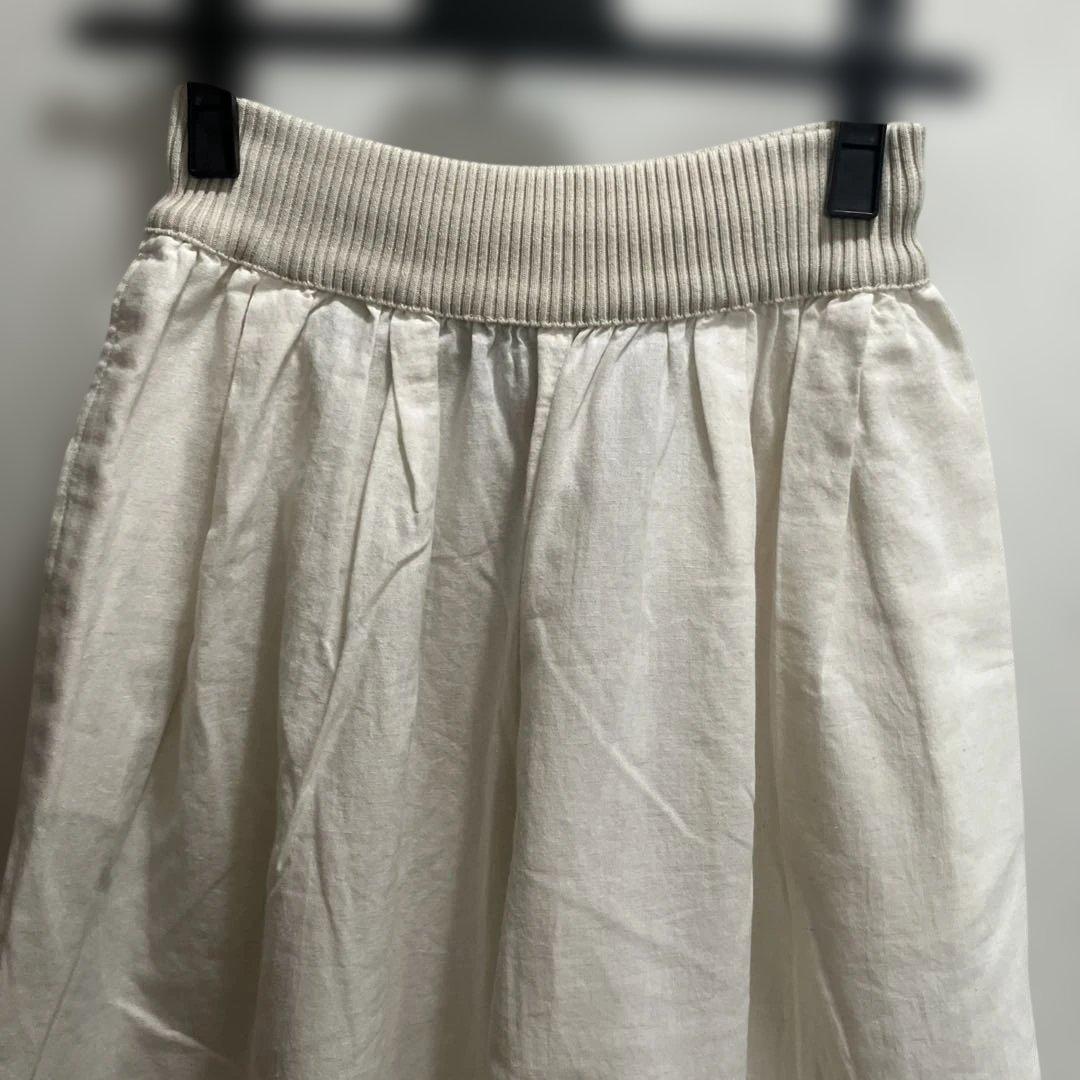 未使用品 M.&KYOKO 白色 ガウチョパンツ