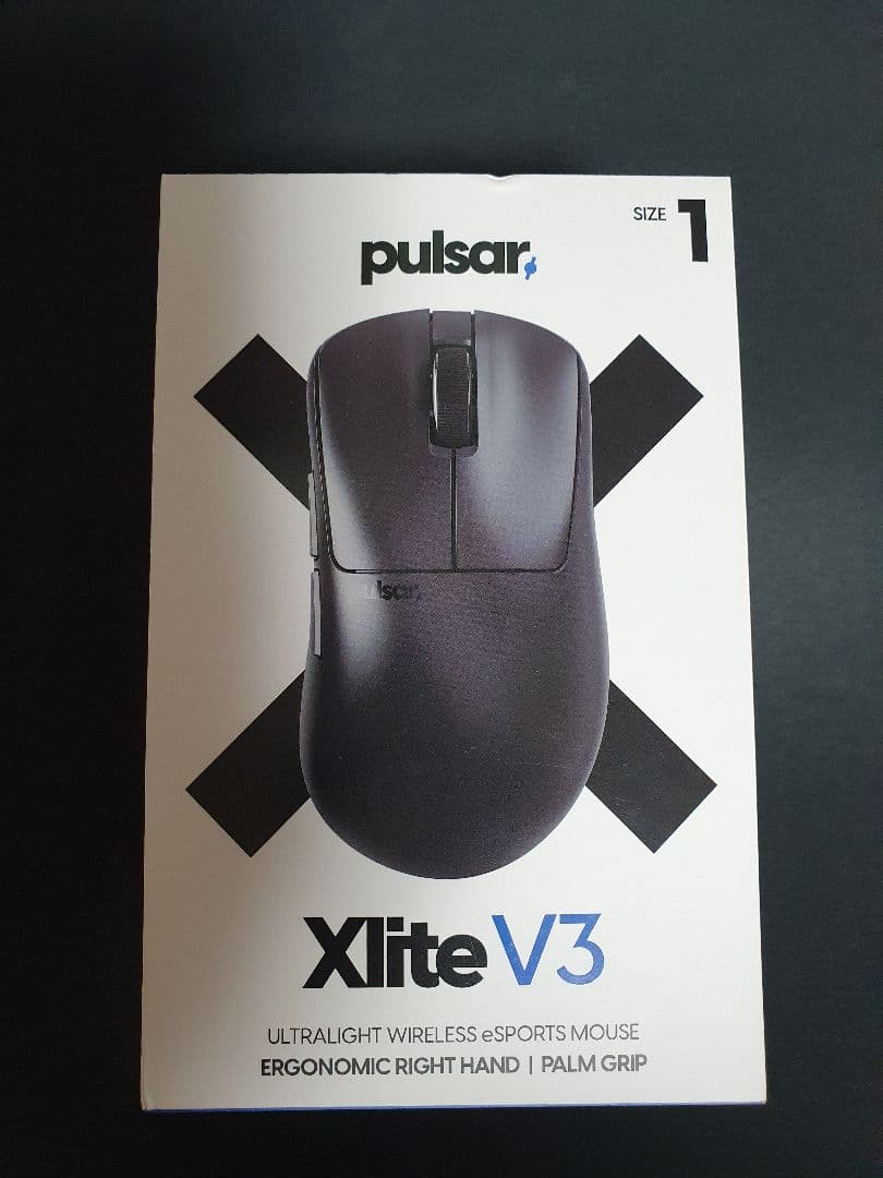 pulsar Xlite V3 サイズ1 ワイヤレスマウス Pulsar Xlite V3 Wireless Black Xlite V3 - 製品詳細 | パソコンSHOP