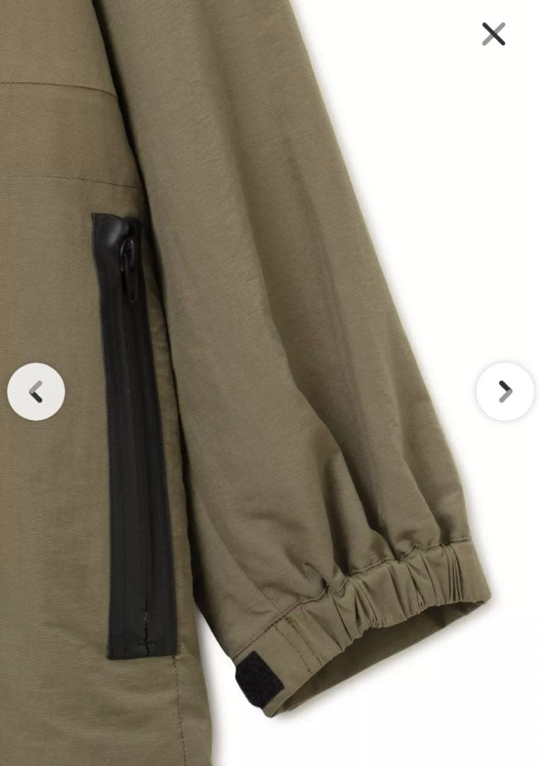 美品】upper hights/アッパーハイツ コート ナイロン キャメル01