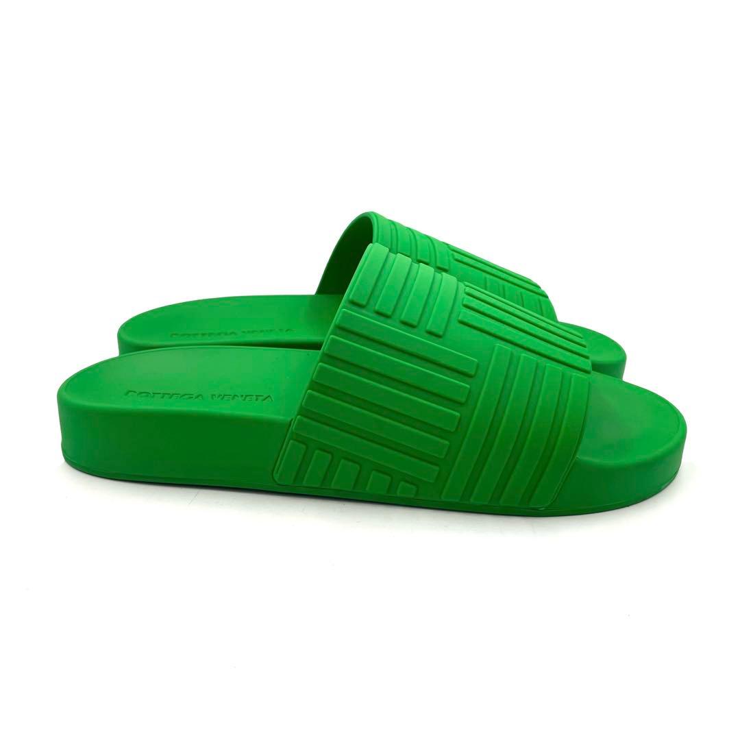 《未使用級》ボッテガヴェネタ デイジー スライダー サンダル スライド グリーン