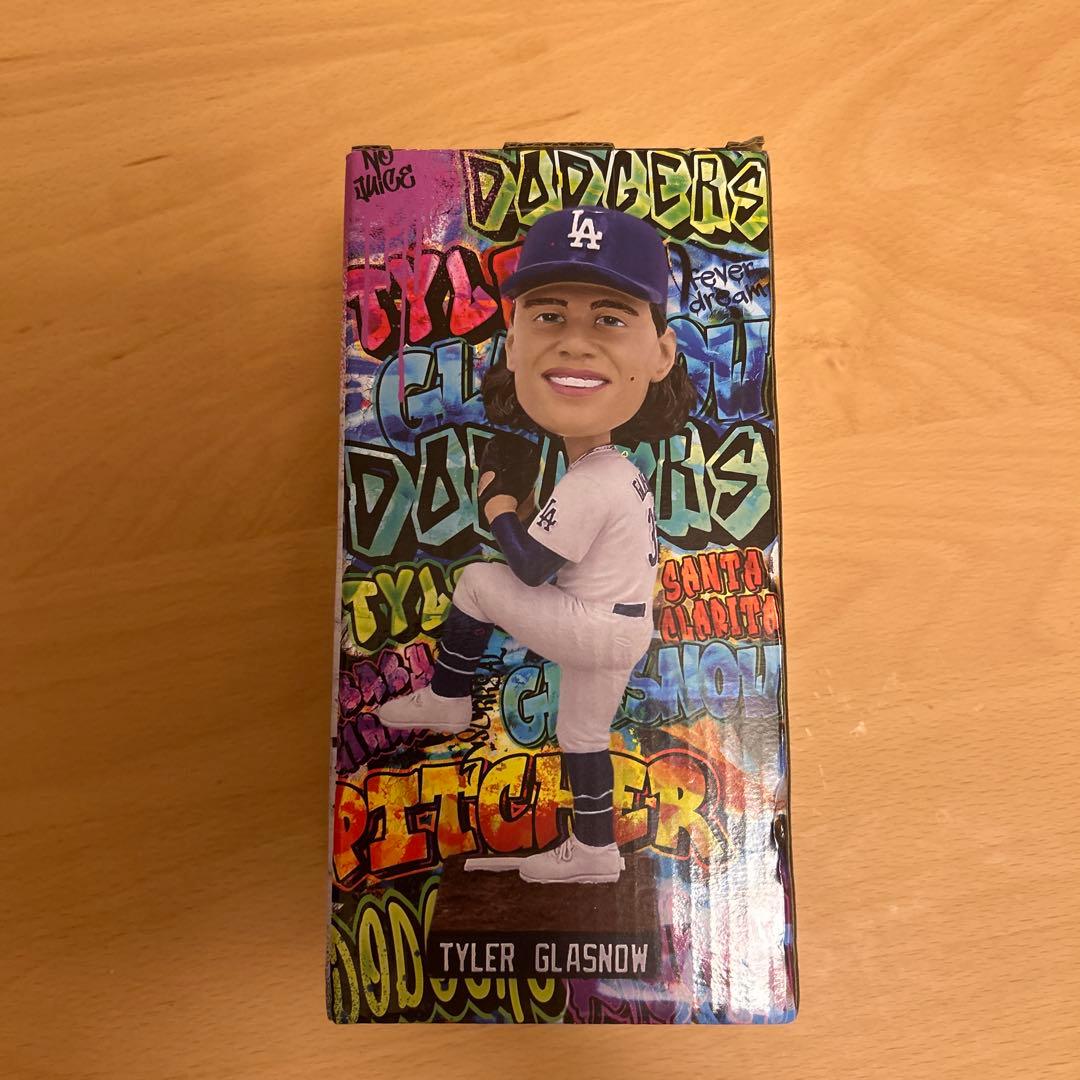 タイラーグラスノー ボブルヘッド人形 ロサンゼルスドジャース 2024