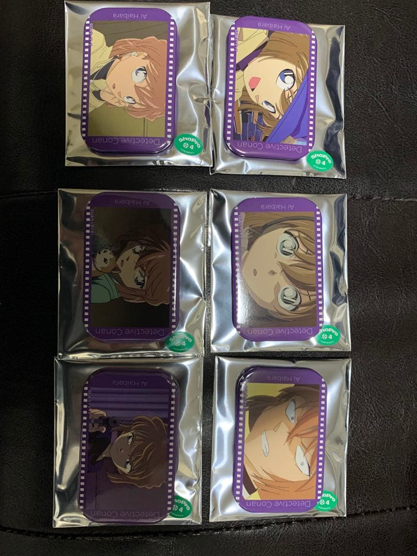 名探偵コナン 灰原哀ver.スクエア缶バッジコレクション全6種セット