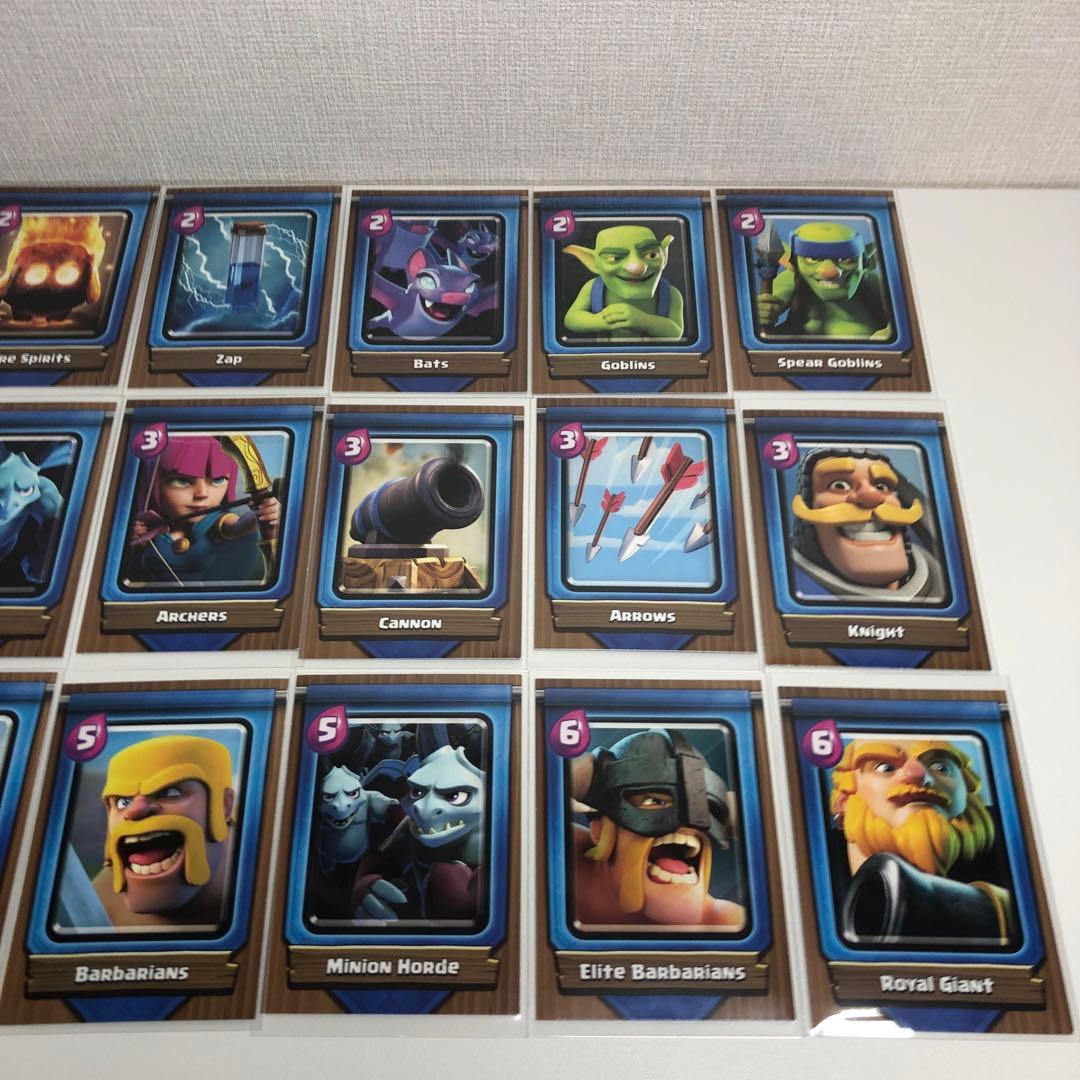 希少品 クラッシュロワイヤル 公式トレカパック ノーマル 21種コンプ