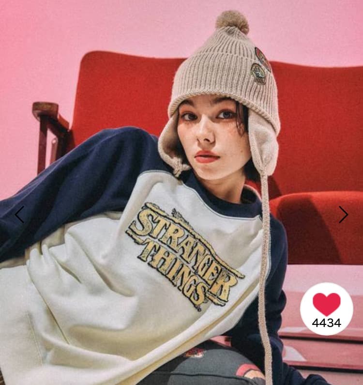 STRANGER THINGS】コラボ アソートスウェットプルオーバー - メルカリ