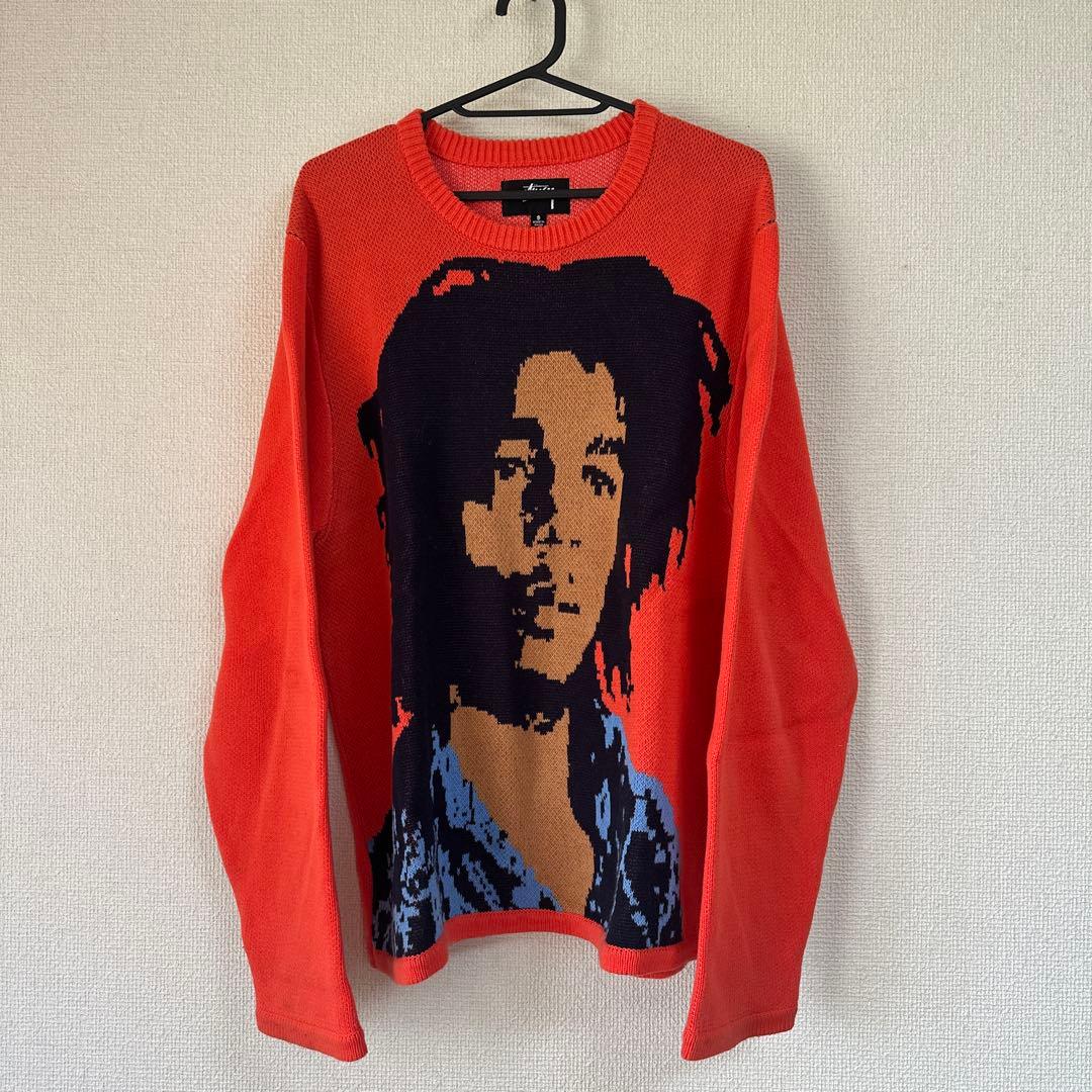 Stussy Bob Marley Sweater Red ステューシー S - メルカリ