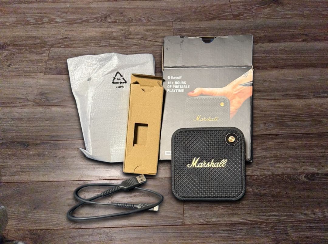 Marshall WILLEN Bluetoothスピーカー　ブラック Marshall Willen II スピーカー ブラック＆ブラス(Willen II