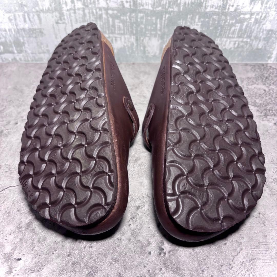 【美品！】ビルケンシュトック ボストン 24.5cm 38 ブラウン レザー 茶