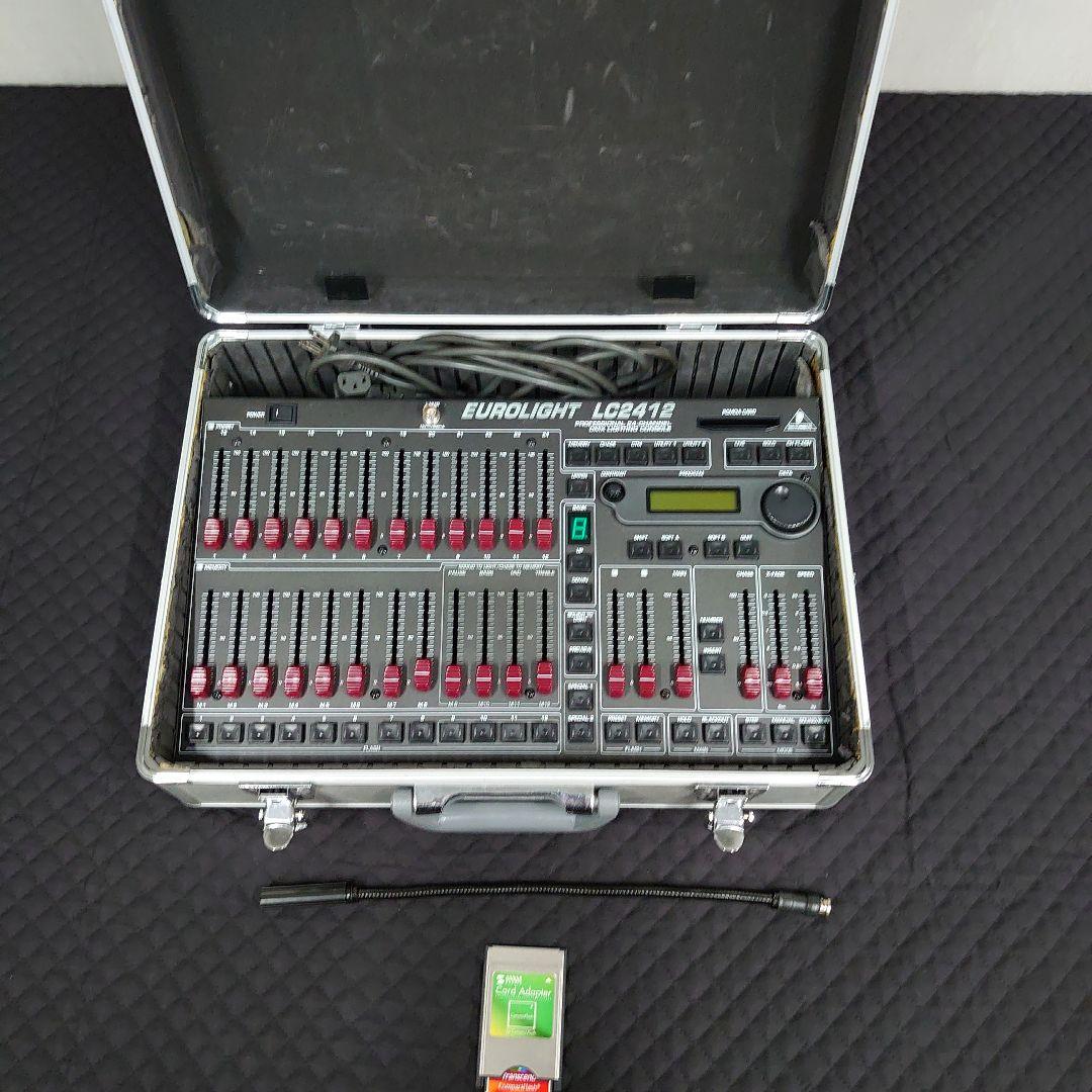 EUROLIGHT LC2412 照明コントローラー Behringer LC2412 V2 512-Ch 24-Fader DMX Controller | Sweetwater