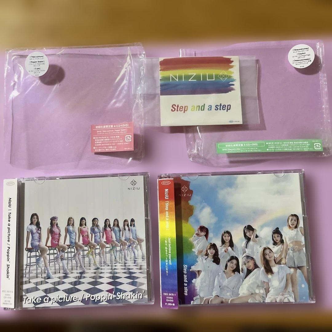 NiziU CD DVDセット 初回限定盤❗️ ステッカー付き❤️ - メルカリ