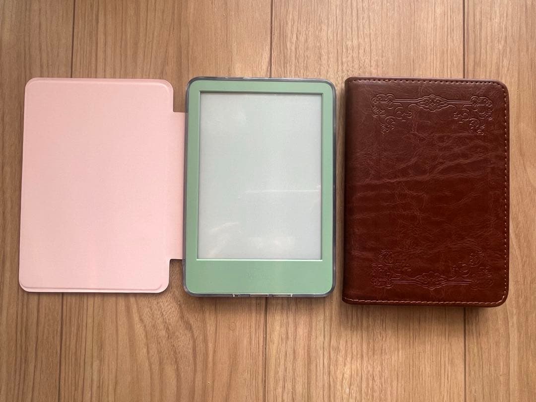 New Kindle 2024 11世代 マッチャ ケース2種類付き