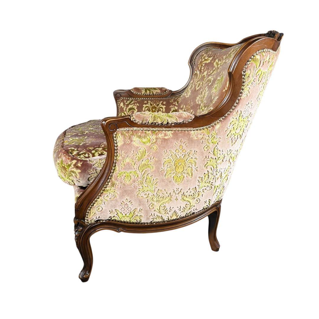 HR385 カリモク DOMANI ルイ15世 ロココ調 猫足 シングル