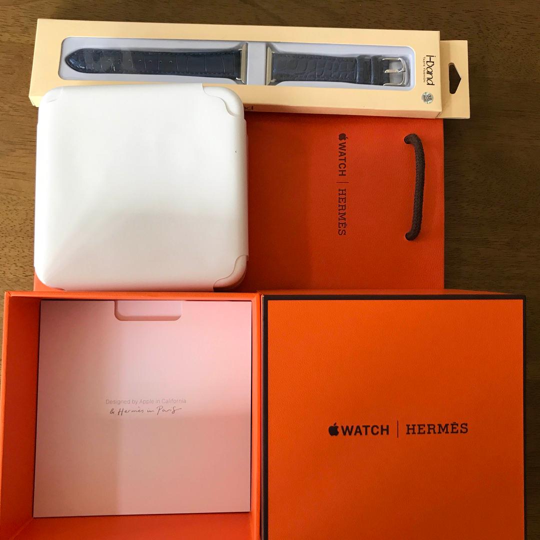 Apple Watch エルメス Seiles1 ベルト2本付 日本完売】Apple Watch Hermesドゥブルトゥール 40mmベルト (HERMES