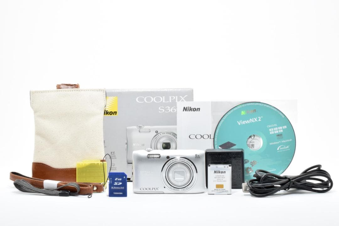【さー】　Nikon COOLPIX S3600 シルバー Nikon Coolpix S3600 compacta cor prateado | MercadoLivre