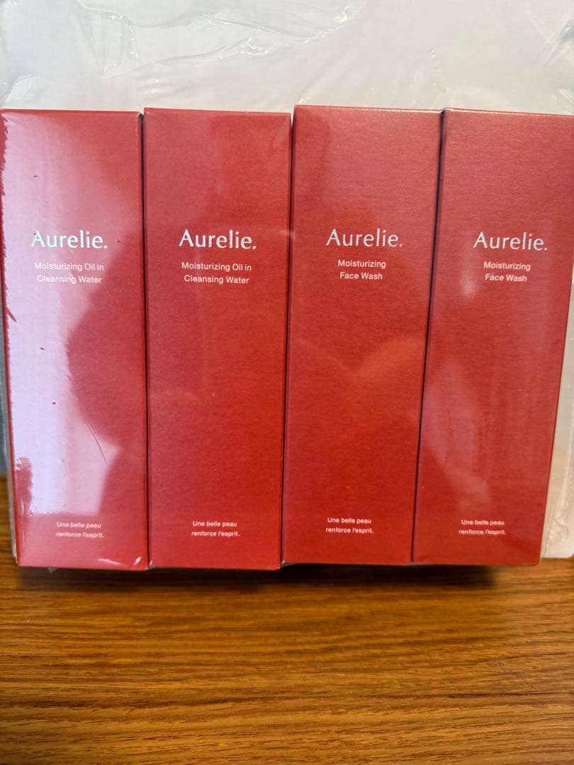 Aurelie クレンジングウォーター　フェイスウォッシュ 4本セット オレリー クレンジングウォーター&フェイスウォッシュ各2本 4本セット