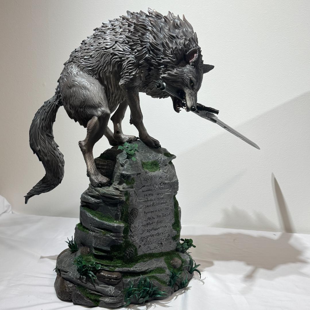 ダークソウル/ 灰色の大狼シフ スタチュー シリアルナンバー 未開封