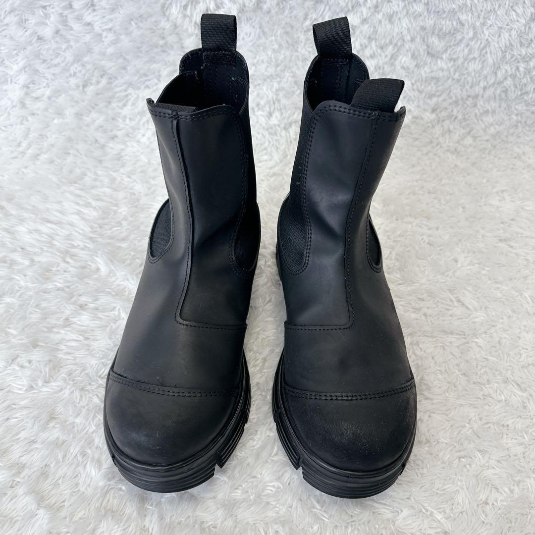 良品】GANNI ラバーサイドゴアブーツ 39 - 靴アウトレット 価格 通販