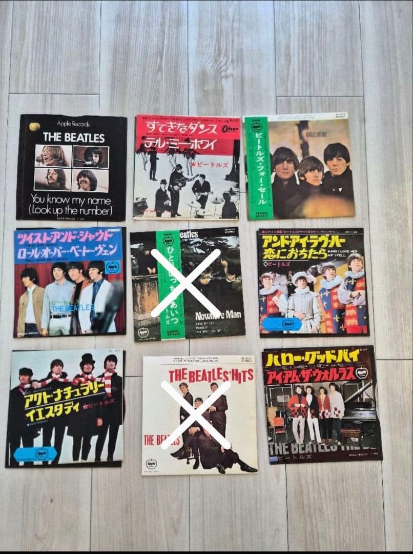 THE BEATLES×ジョージ・ハリスン　レコードセット　シングル ジョージ・ハリスン ビートルズ時代のリードヴォーカル曲を別