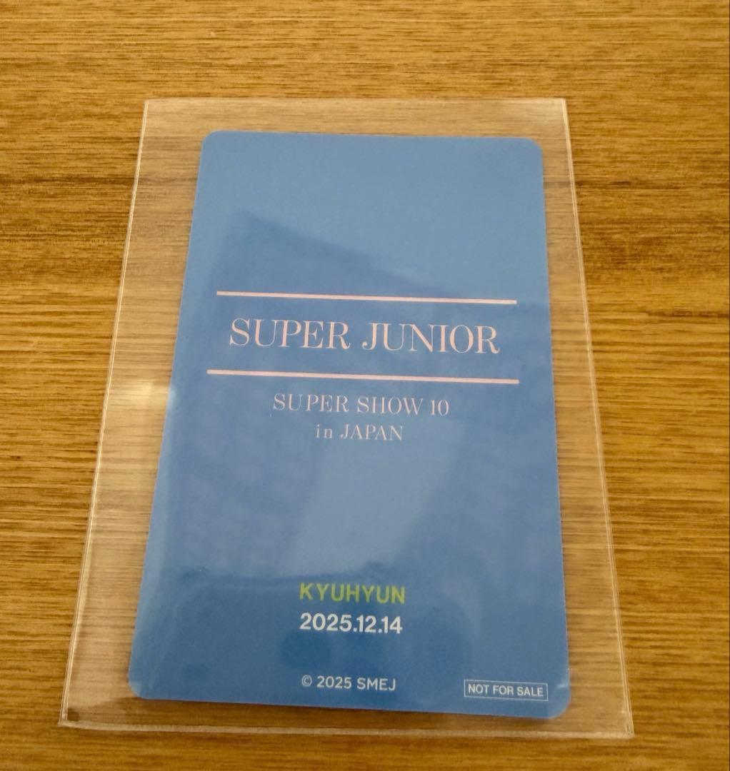 superjunior スパショ10 プレミアムシート トレカ キュヒョン - メルカリ
