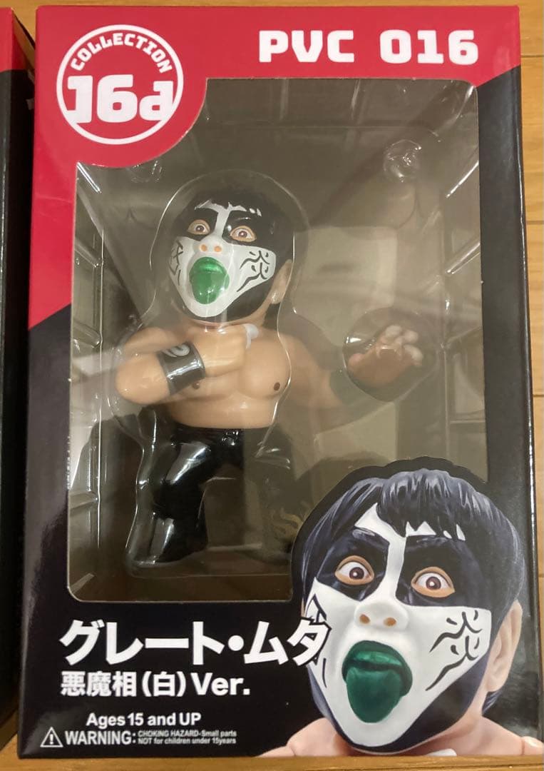 最終価格　16d グレートムタ 16dソフビコレクション033 グレート・ムタ ByeBye引退Ver. (黒