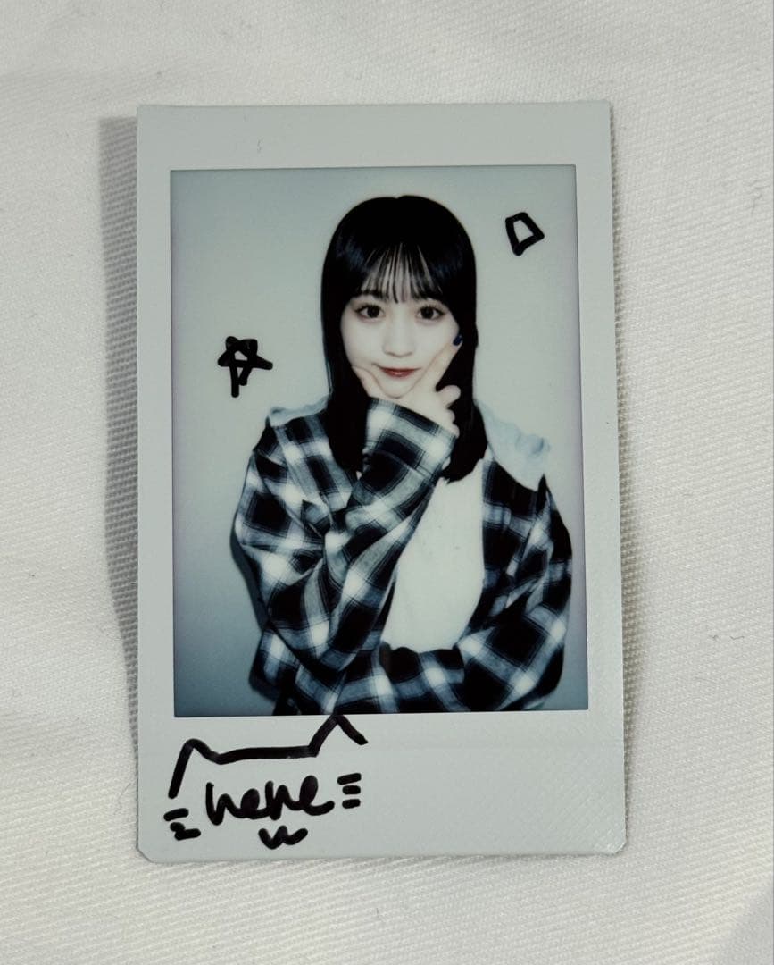 古園井寧々 WEGO 直筆サイン入りチェキ - メルカリ
