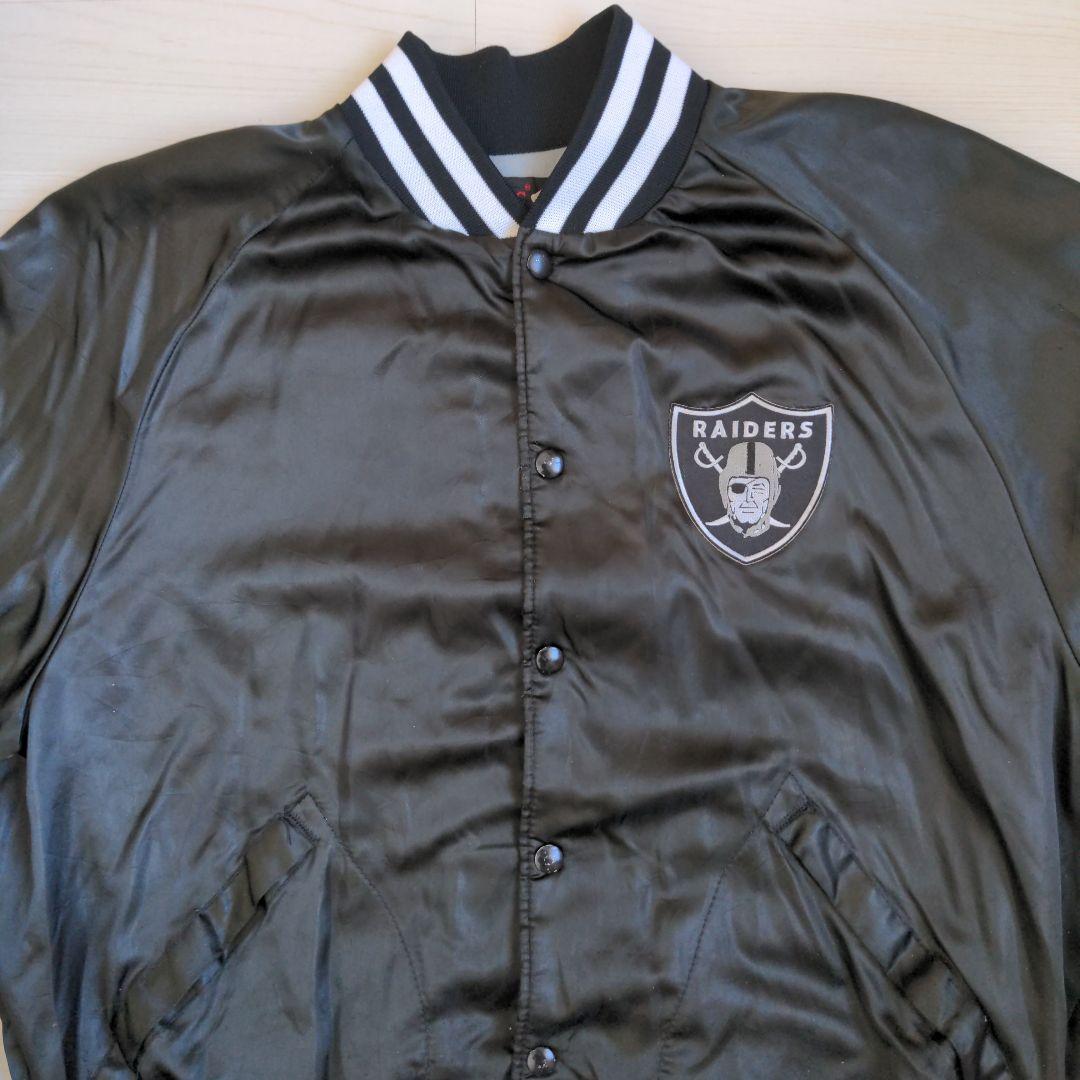 80s pla‐jac レイダース RAIDERS USA製 ナイロンスタジャン - メルカリ