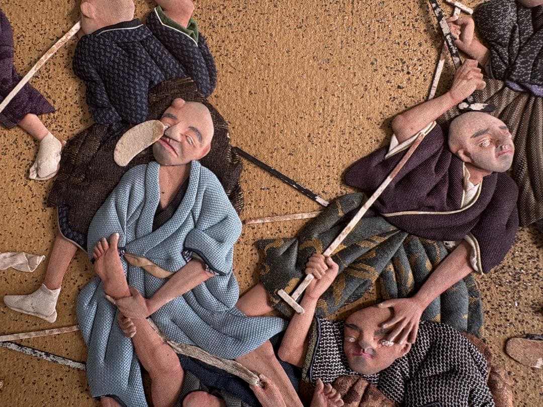 押し絵 江戸時代のおどろおどろしい様子