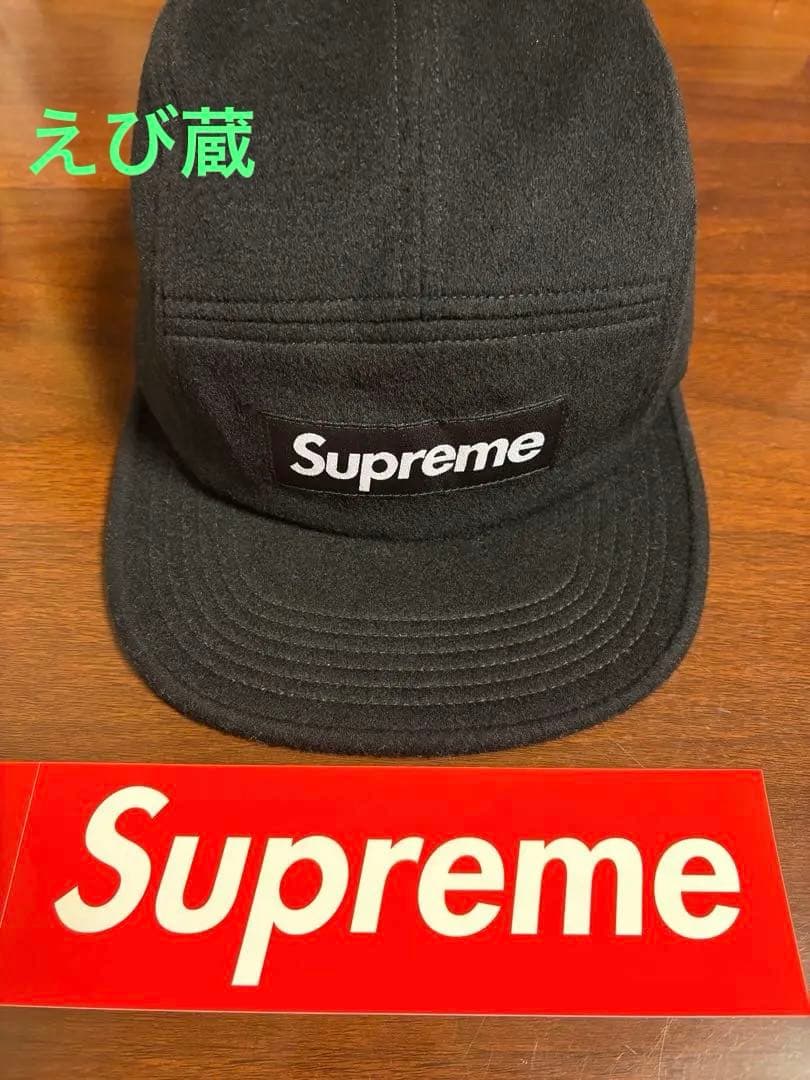 Supreme Wool Camp cap Black ナオキ様 専用 - 帽子ブランド 品 通販