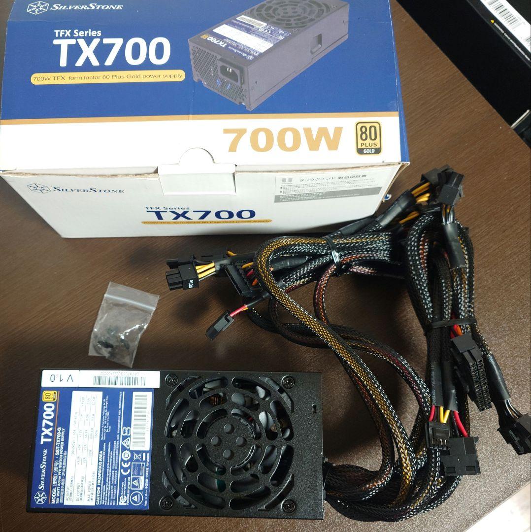 SilverStone TX700 700W TFX電源ユニット SilverStoneの大容量TFX電源「TX700 Gold」が入荷、冷却ファンは80mm×1